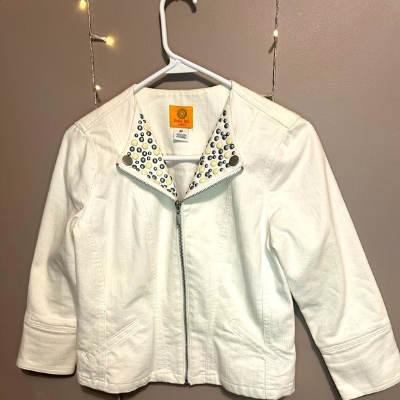 Ruby Rd. Jackets & Blazers - Ruby Rd: Women size 4P White Jacket Quarter sleeve